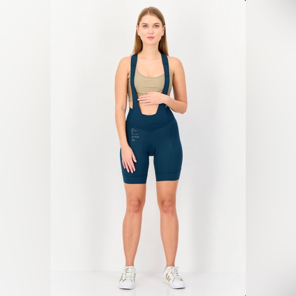 NWT $200 Adidas x Parley Size Small Green Cycling 🚴 Bib Shorts